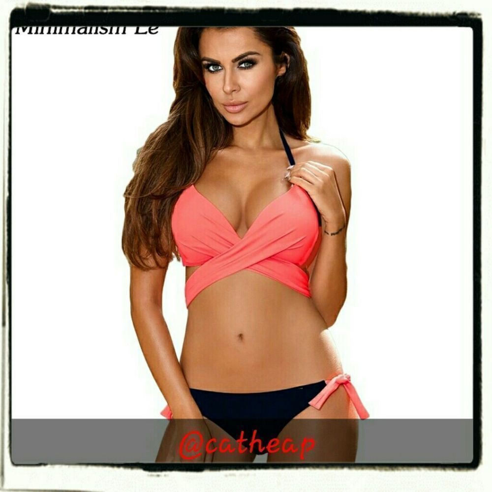 New...Red two pc  woman swimsuit